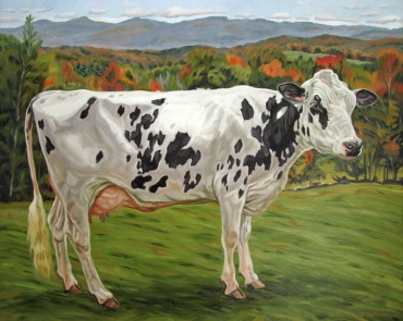 Cornish Fair Cow, 24 x 30