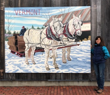 Vermont Welcome Center Mural Winter 2021/22